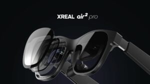 XREAL Air 2 Pro zapewnia regulowane przyciemnianie okularów multimedialnych