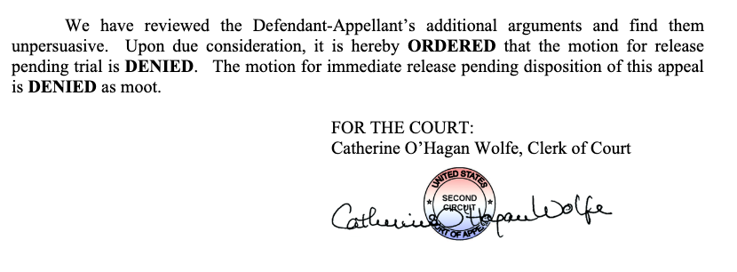 A fellebbviteli bíróság elutasítja Sam Bankman-Fried szabadlábra helyezési kérelmét