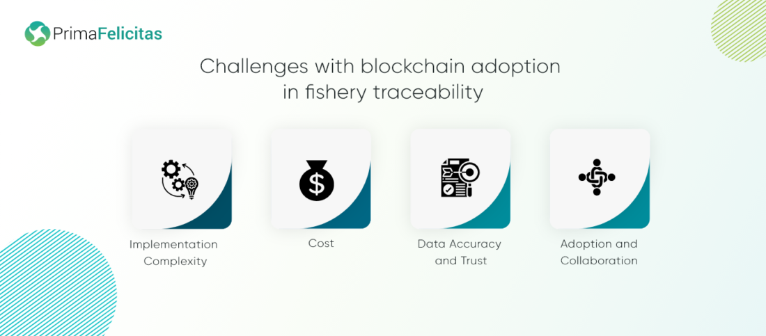 Challenges with blockchain adoption in fishery traceability