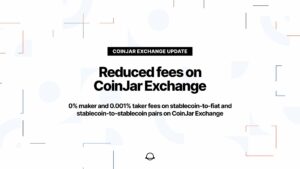 Changes to CoinJar Exchange fees from 31/10/23