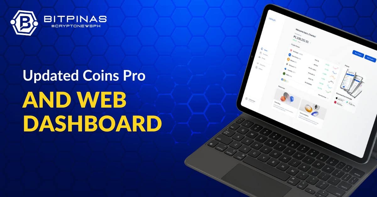 Coins.ph Introduces Web Dashboard, Coins Pro Updates | BitPinas The Coins PlatoBlockchain Data Intelligence. Vertical Search. Ai.