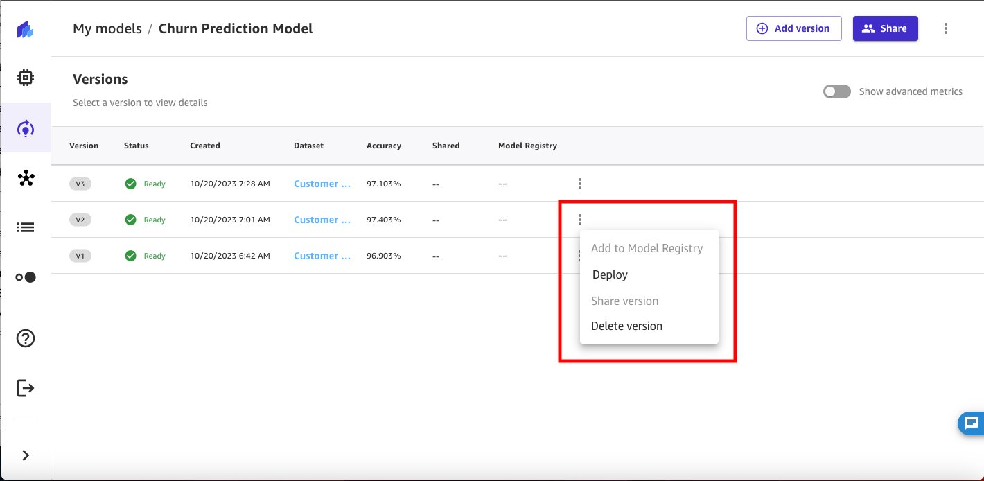 Deploy ML models built in Amazon SageMaker Canvas to Amazon SageMaker real-time endpoints | Amazon Web Services prerequisites PlatoBlockchain Data Intelligence. Vertical Search. Ai.