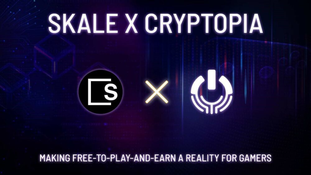 Skale x Cryptopia สร้างความเป็นจริงให้เล่นฟรีและรับความเป็นจริงสำหรับนักเล่นเกม Blockchain PlatoBlockchain Data Intelligence ค้นหาแนวตั้ง AI.