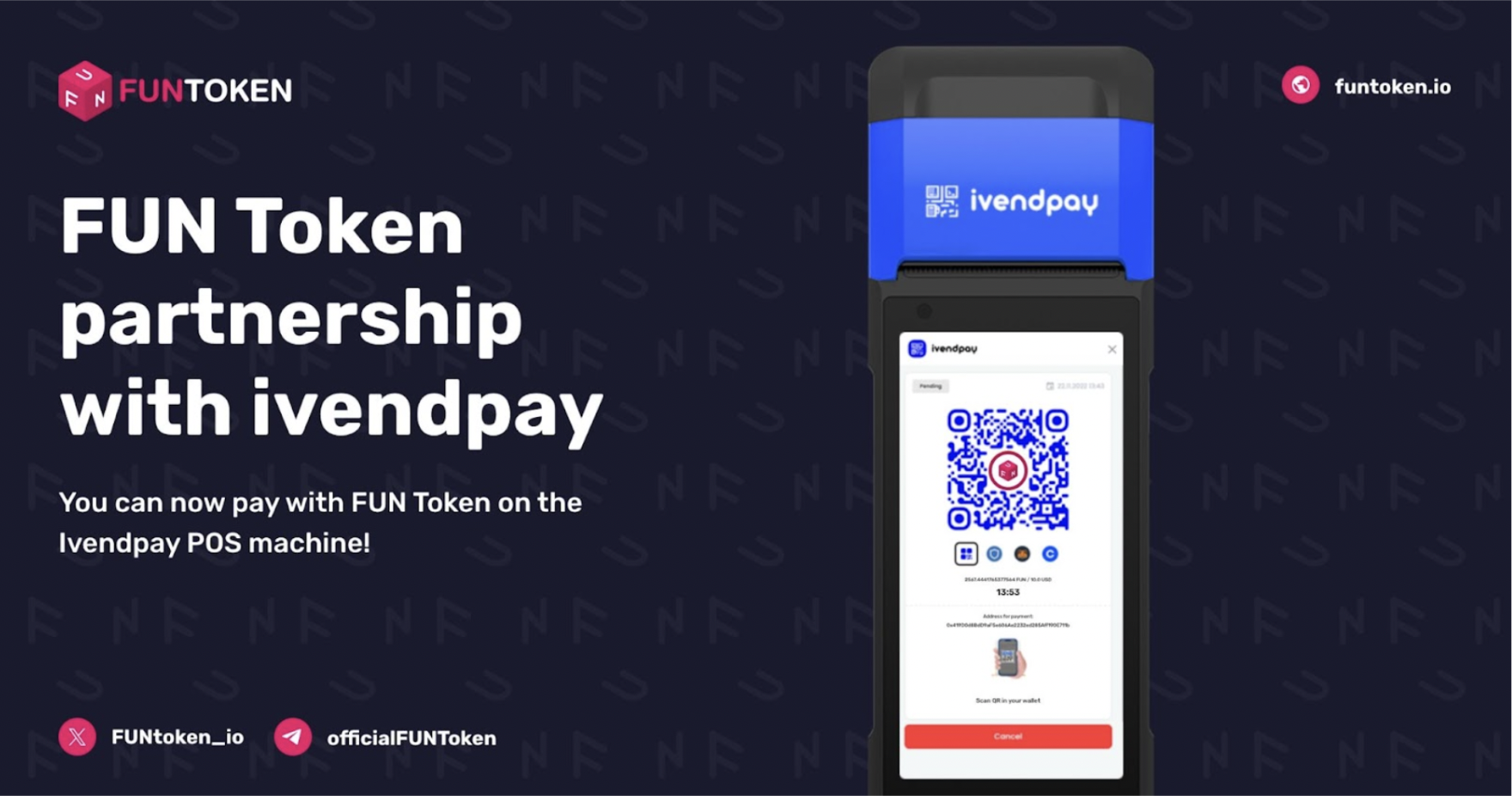 FUNToken & ivendPay: Pioneering the Next Era of Crypto Payments | Live Bitcoin News crypto payment PlatoBlockchain Data Intelligence. Vertical Search. Ai.