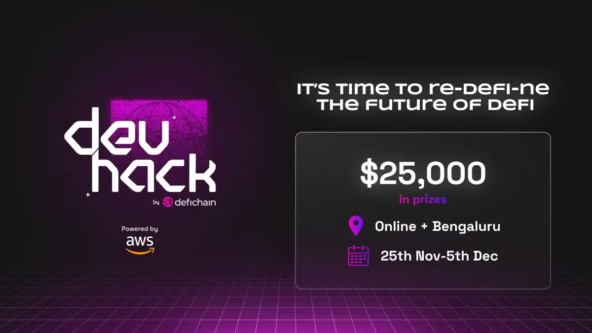 Join the Biggest Hackathon of the Year: DevHack 2023, with $25,000 in Prizes! W3 PlatoBlockchain Data Intelligence. Vertical Search. Ai.