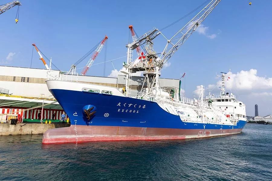 Mitsubishi Shipbuilding organizza una cerimonia di battesimo e di consegna a Shimonoseki per una nave dimostrativa di prova per il trasporto di CO2 liquefatta
