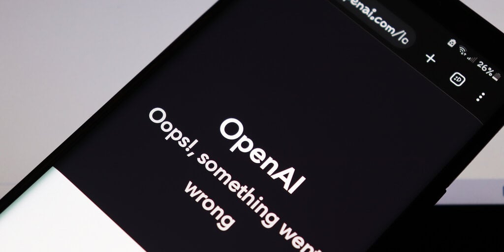 OpenAI bekämpft Dienstunterbrechung im Zusammenhang mit russischen Hackern – Decrypt PlatoBlockchain Data Intelligence. Vertikale Suche. Ai.