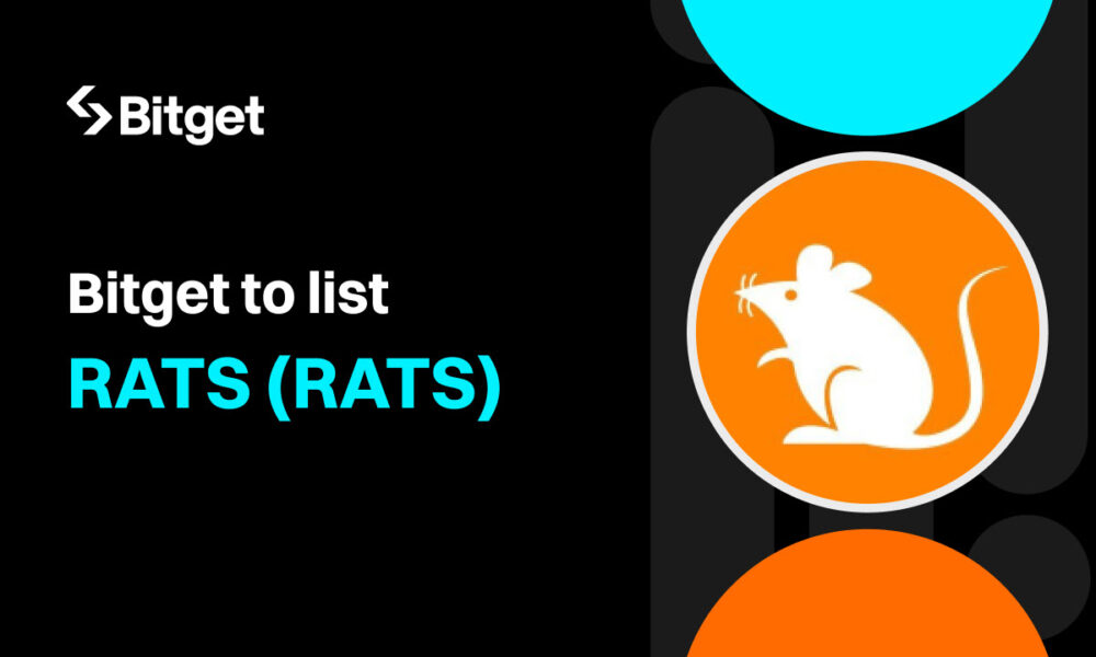Mã thông báo RATS (RATS) dựa trên thứ tự được liệt kê trong Khu vực đổi mới của Bitget