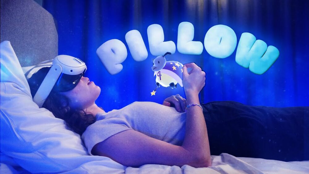 L'app di realtà mista "Pillow" vuole che tu ti rilassi a letto (e persino giochi con un amico)