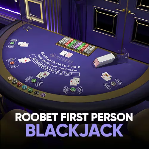 Roobet Blackjack em primeira pessoa