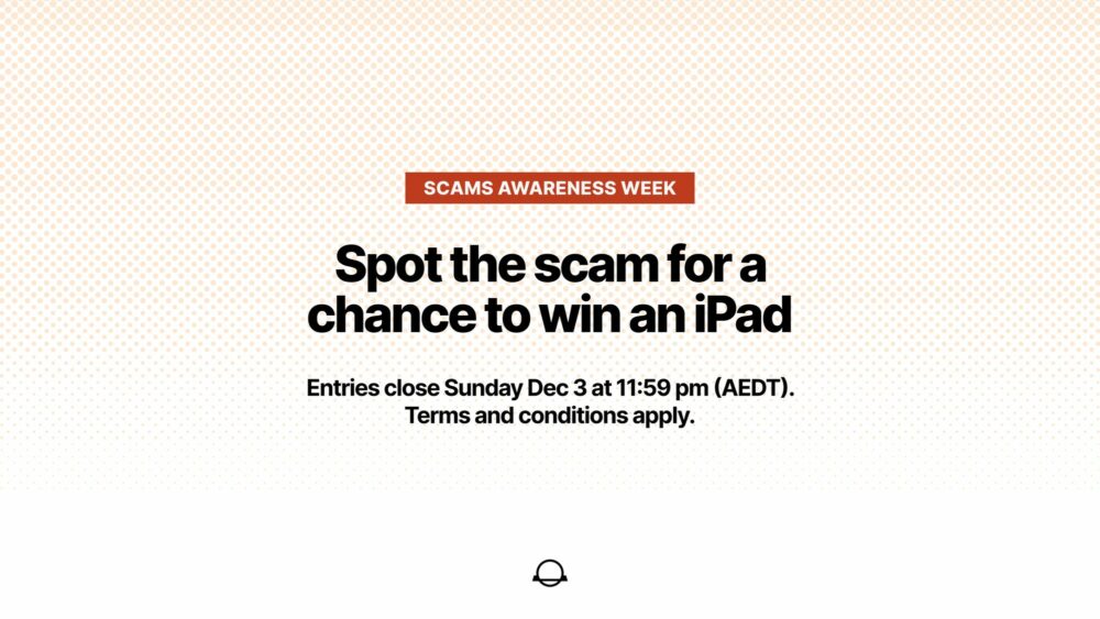 Se Scam Quiz för en chans att vinna en iPad