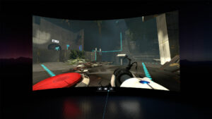 A SteamVR új „színházi képernyőt” kapott a lapos képernyős játékokhoz VR-ben