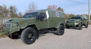 テラダイン装甲車両社、ウクライナ向け避難救急車の生産を完了