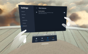 Vive XR Elite System Interface Gets Direct Touch Mode