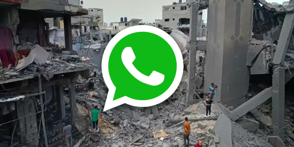 Stiker WhatsApp AI menambahkan senjata ke anak-anak Palestina
