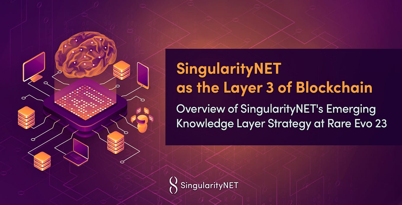 SingularityNET کو بلاکچین کی پرت 3 کے طور پر متعارف کرایا جا رہا ہے۔