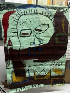 Den amerikanske kunstner Jean-Michel Basquiats mesterværk '200 Yen' fortryller topmuseer i USA