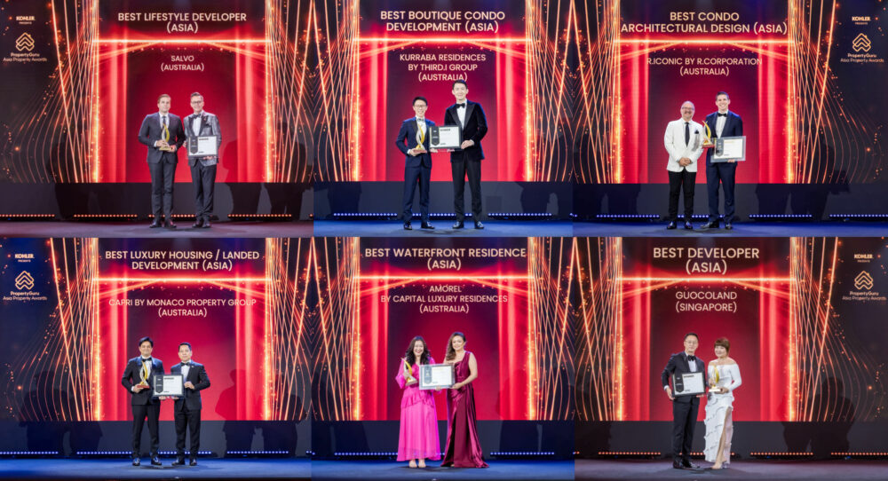 פורצי דרך בתחום הנדל"ן האוסטרלי משיגים 5 זכיות בגמר ה-18 של PropertyGuru Asia Property Awards