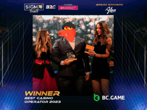 BC.GAME palkittiin SiGMA:n "Best Casino Operator 2023" -palkinnolla | Live Bitcoin-uutiset