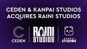 CEDEN یک سرمایه گذاری مشترک با جاش مک لین از استودیو Kanpai برای خرید استودیو Raini تشکیل می دهد.