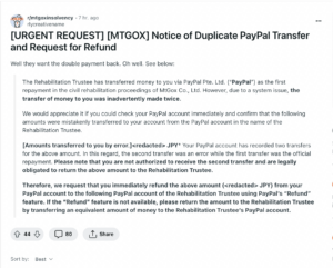 Creditors Report Double Reimbursements from Mt. Gox Trustee - Unchained