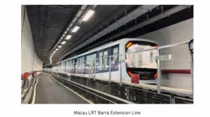 A Macau LRT Barra Extension Line kereskedelmi működését december 8-án kezdi meg
