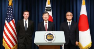 ארה"ב, דרום קוריאה, יפן דנו בגניבות קריפטו של צפון קוריאה בפגישה משולשת
