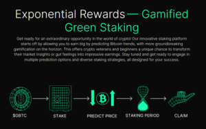 آیا می خواهید از پیش بینی بیت کوین درآمد کسب کنید؟ «Gamified Green Staking» (GBTC) را بررسی کنید