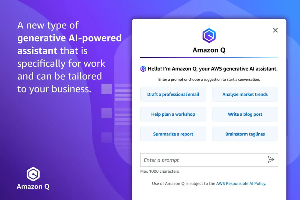 Välkommen till en ny era av att bygga i molnet med generativ AI på AWS | Amazon Web Services PlatoBlockchain Data Intelligence. Vertikal sökning. Ai.