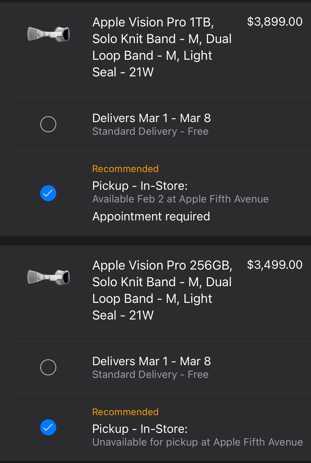 Livraisons Apple Vision Pro déjà disponibles en mars pour certaines informations sur les données PlatoBlockchain. Recherche verticale. Aï.