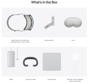 Pré-encomendas do Apple Vision Pro abertas, preços de armazenamento revelados