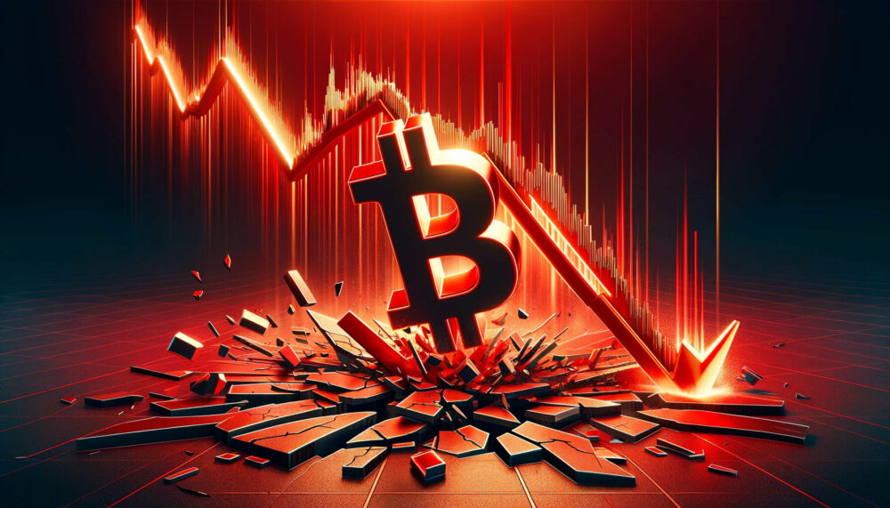 Bitcoin cai abaixo de US$ 42 mil e liquida a maioria das posições longas nas exchanges