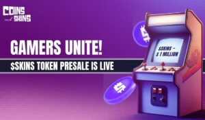 Boom in Crypto Gaming: Coins and Skins estreia pré-venda de token de US$ 1 milhão com o ex-CTO do Bitpanda Pro se juntando ao clube!