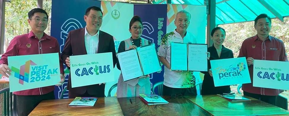 Cactus Mineral Water Ties up with Tourism Perak to Promote "Visit Perak Year 2024" Campaign Manufacturer PlatoBlockchain Data Intelligence. Vertical Search. Ai.