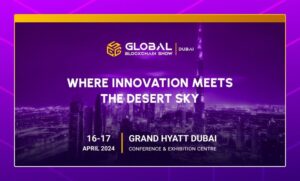 Global Blockchain Show, Dubaj, kjer se zberejo strokovnjaki za Blockchain in Web3 ter nudijo priložnosti za mreženje