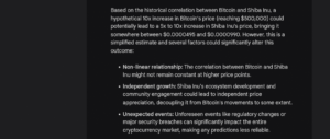 Google Bard ennustaa Shiba Inun hinnan, jos Bitcoin saavuttaa 500,000 XNUMX dollaria Bloombergin ennusteen mukaan