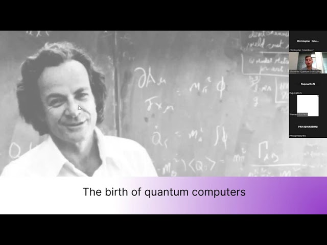 Introduction to Quantum Computing: บรรยายพิเศษโดย Manan Narang ที่ VIT Chennai STTP