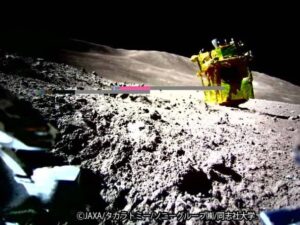 O módulo lunar do Japão cai de ponta-cabeça pela Lua – Physics World