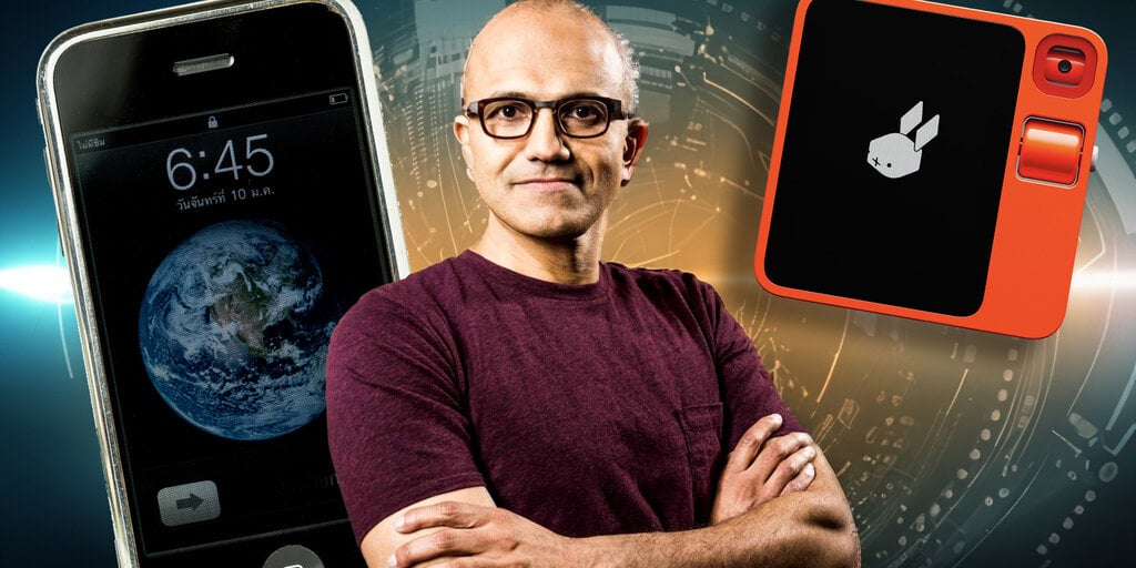 Microsoft-CEO: Das Rabbit R1 AI Gadget war die „beeindruckendste“ Demo seit Steve Jobs‘ iPhone-Enthüllung – Decrypt PlatoBlockchain Data Intelligence. Vertikale Suche. Ai.