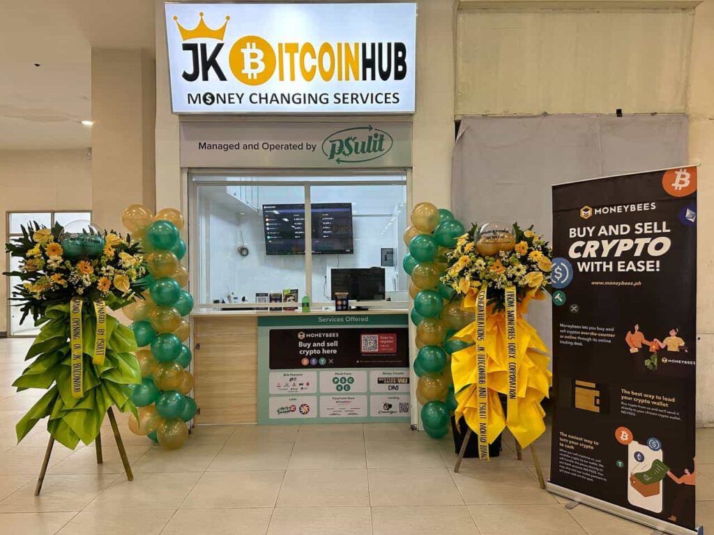 תמונה לכתבה - Moneybees, PSulit Money Changer פתח מרכז מסחר קריפטו OTC שלישי