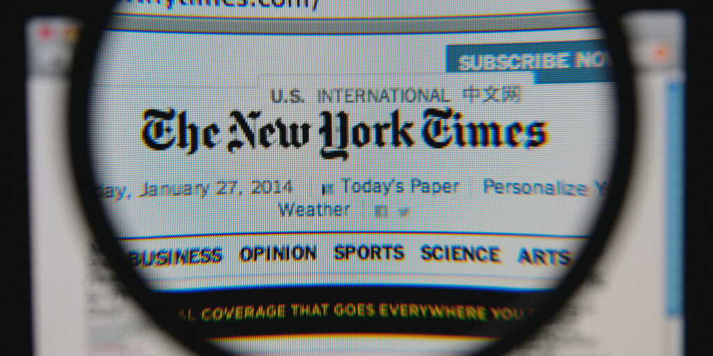 '전체 이야기를 말하지 않음': OpenAI가 NYT의 저작권 소송 청구에 이의를 제기합니다 - PlatoBlockchain 데이터 인텔리전스를 해독합니다. 수직 검색. 일체 포함.
