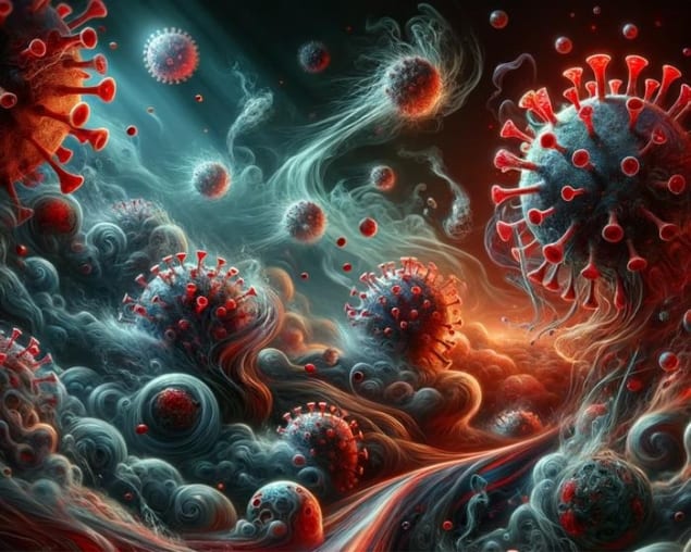 物理力解释了为什么某些新冠病毒变种比其他变种更具毒性 – 物理世界