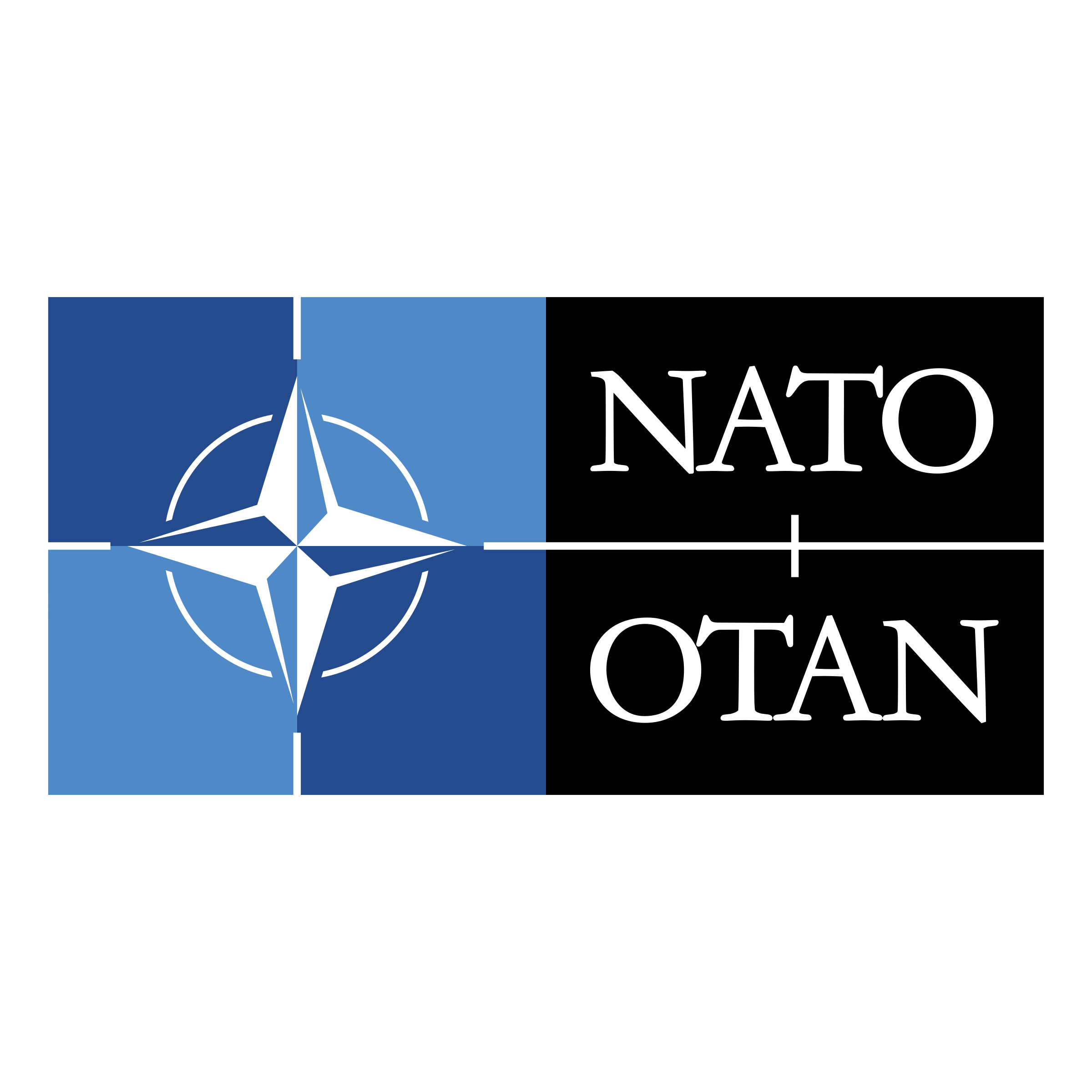 NATO Logosu PNG Şeffaf ve SVG Vektörü - Bedava Tedarik