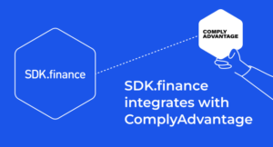 Az SDK.finance integrálható a ComplyAdvantage szolgáltatással a KYC számára