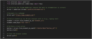 Selenium WebDriver in Python: comprensione dell'interfaccia WebDriver per l'automazione del browser - PrimaFelicitas