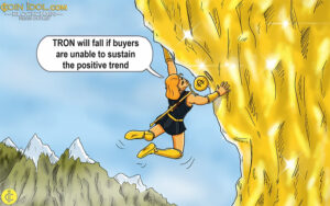TRON viser sidelæns bevægelse, efterhånden som risici for at falde til under $0.102 vokser