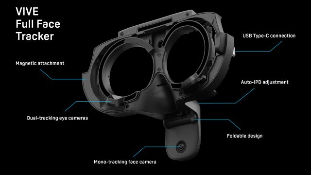 Vive XR Elite Gets Face-tracking Add-on with Eye & Mouth Sensing social vr PlatoBlockchain Data Intelligence. Vertical Search. Ai.