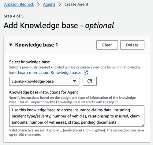 Automate the insurance claim lifecycle using Agents and Knowledge Bases for Amazon Bedrock | Amazon Web Services accelerates PlatoBlockchain Data Intelligence. Vertical Search. Ai.