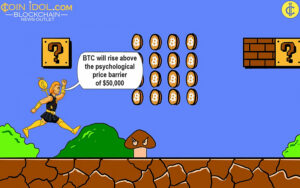 Cena Bitcoina spada, gdy osiąga maksimum 50,000 XNUMX dolarów