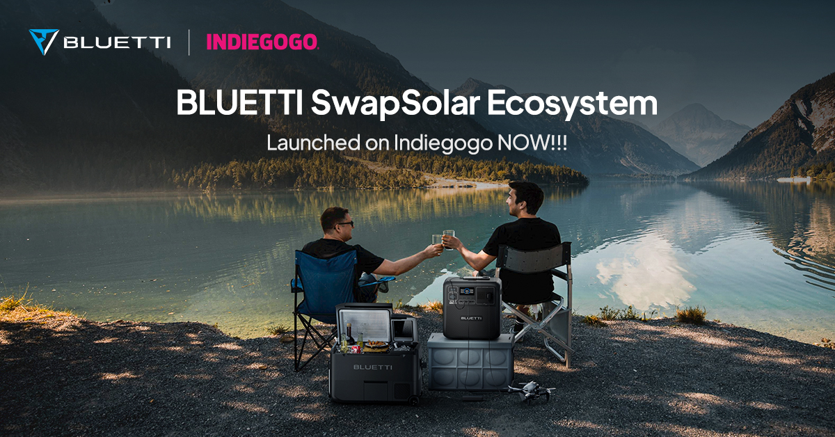 BLUETTI lancerer SwapSolar på Indiegogo, som løfter din udendørsoplevelse PlatoBlockchain Data Intelligence. Lodret søgning. Ai.